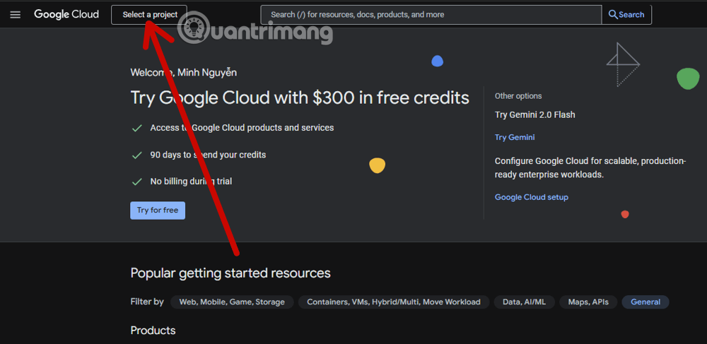 Instructions for creating a Client ID and Client Secret in Google Sheets Picture 1
