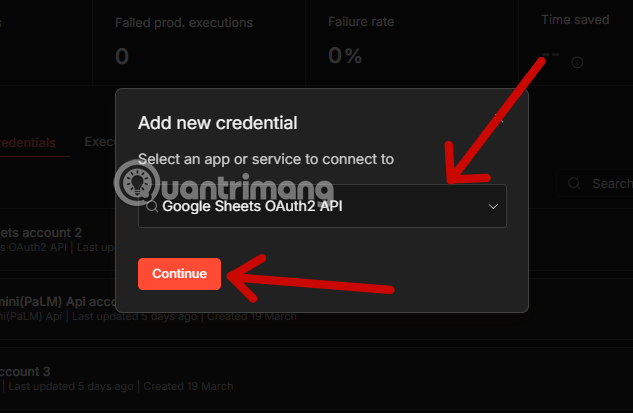 Instructions for creating a Client ID and Client Secret in Google Sheets Picture 15