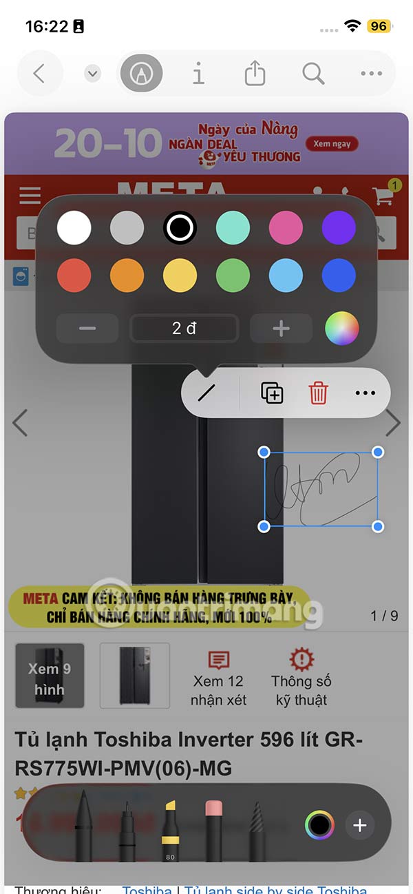 How to create document signature on iPhone Picture 8