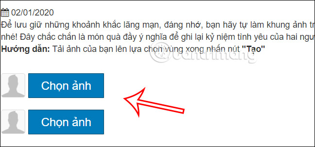 Instructions for creating a Valentine double heart photo frame Picture 1