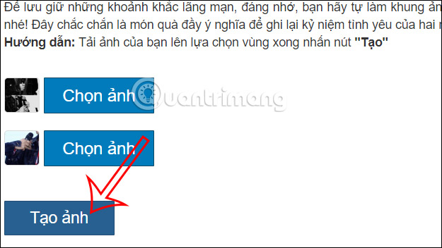 Instructions for creating a Valentine double heart photo frame Picture 3