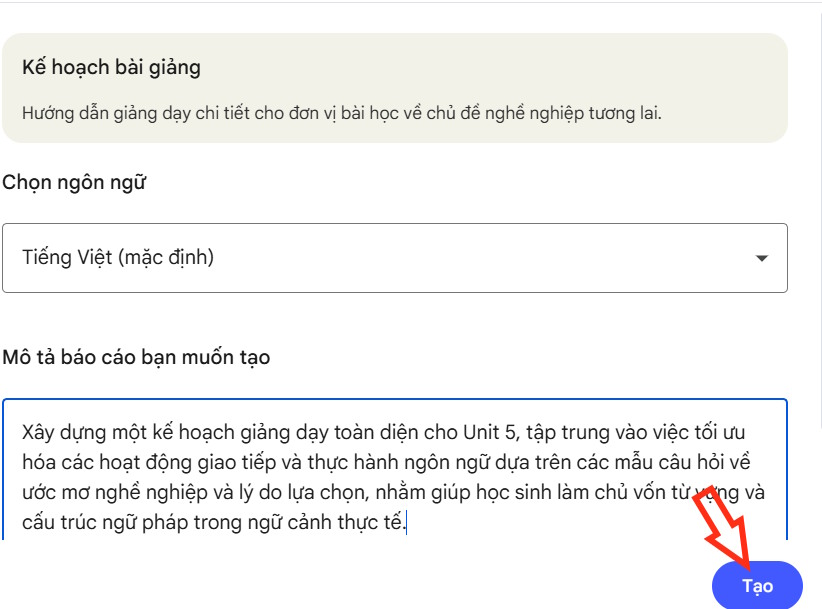 Guide to creating lesson plans using NotebookLM Picture 4