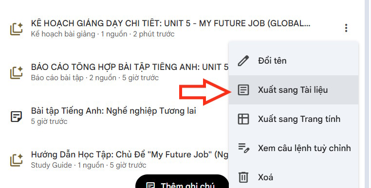 Guide to creating lesson plans using NotebookLM Picture 7