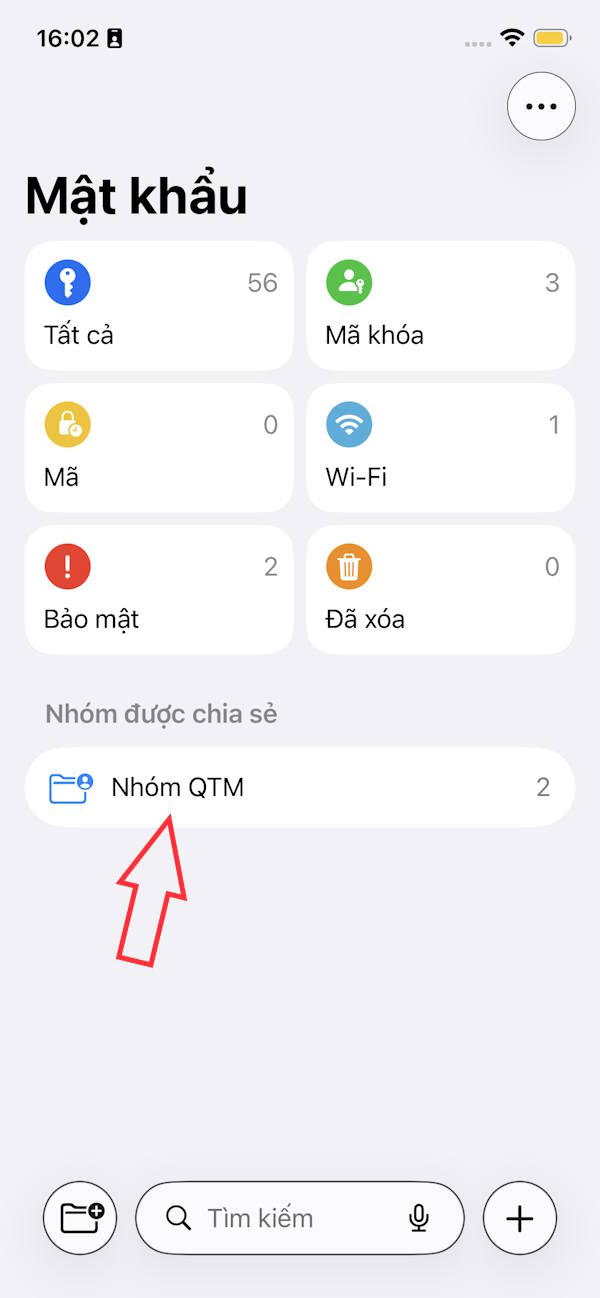 Instructions for creating a password sharing group on iPhone Picture 10