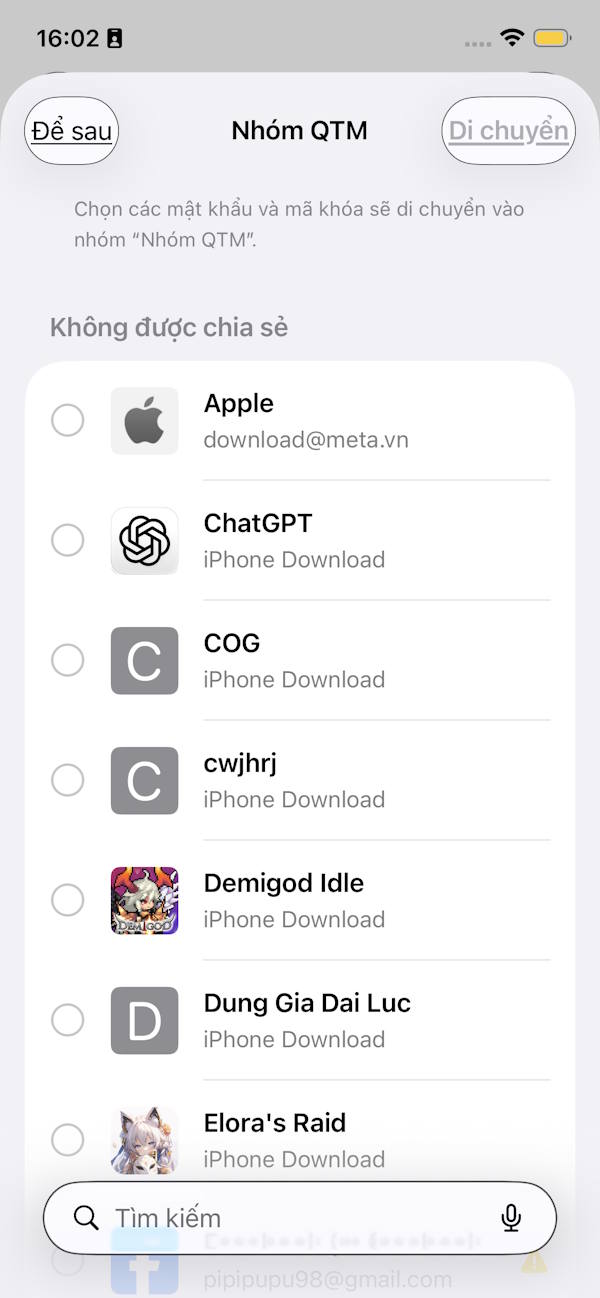 Instructions for creating a password sharing group on iPhone Picture 7
