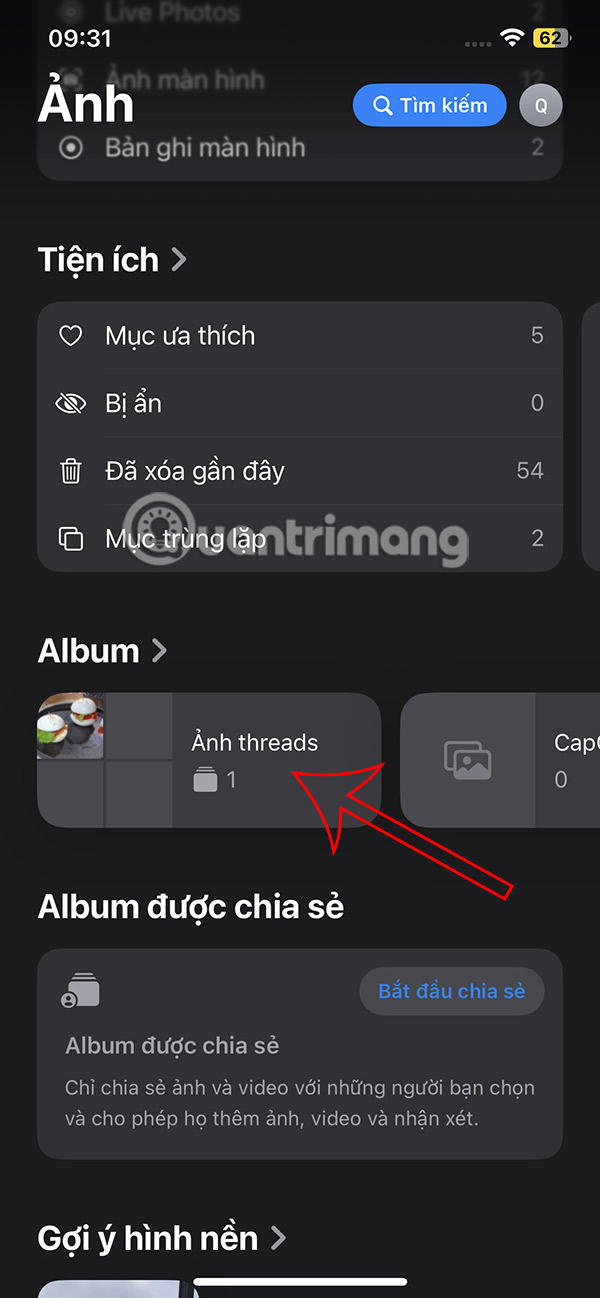 Instructions for creating photo folders on iPhone Picture 10