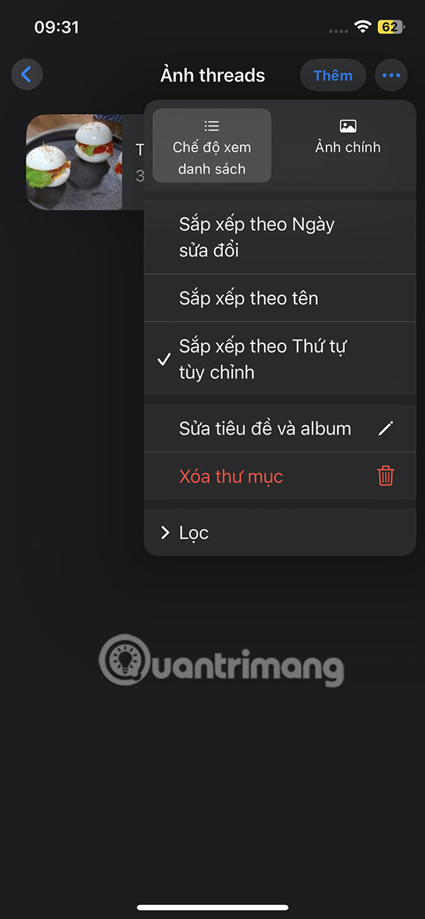 Instructions for creating photo folders on iPhone Picture 12