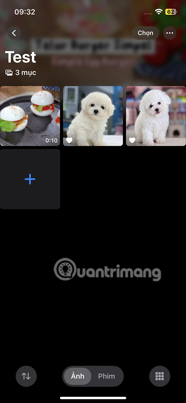Instructions for creating photo folders on iPhone Picture 13
