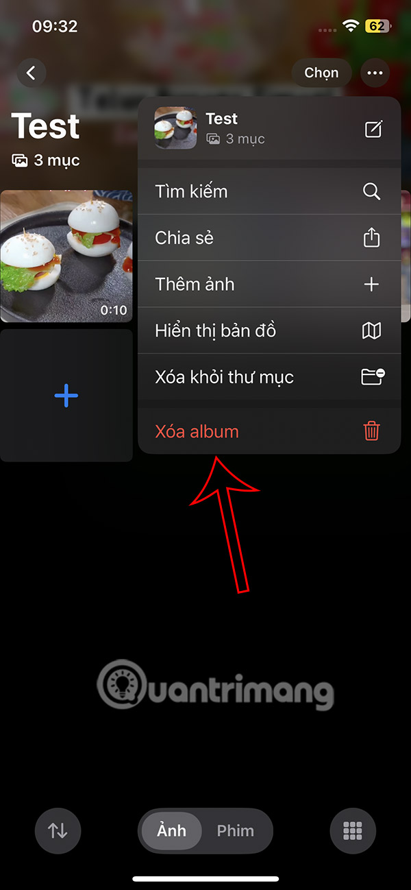 Instructions for creating photo folders on iPhone Picture 14