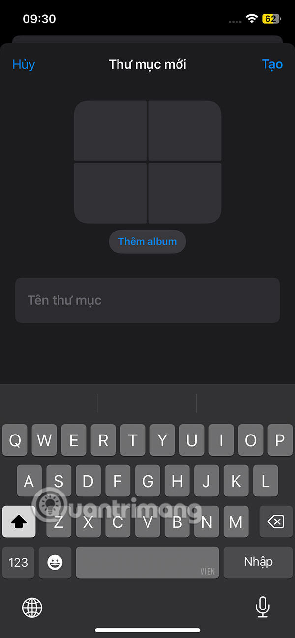 Instructions for creating photo folders on iPhone Picture 4