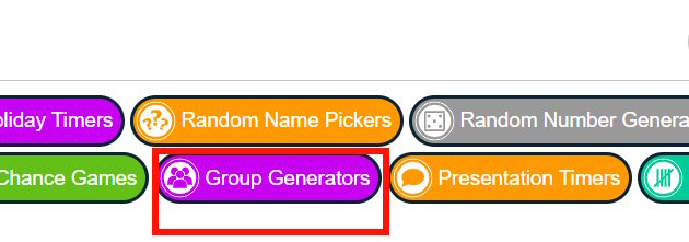 Instructions on creating a tool to randomly select groups of students. Picture 7