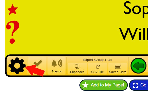 Instructions on creating a tool to randomly select groups of students. Picture 9