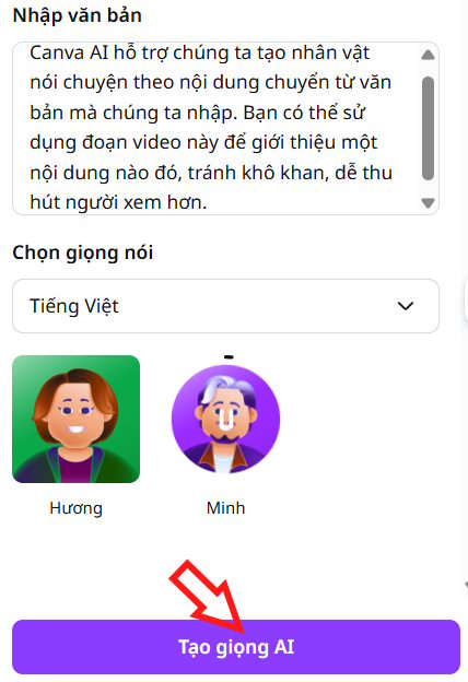 Guide to creating a talking character in Canva Picture 11