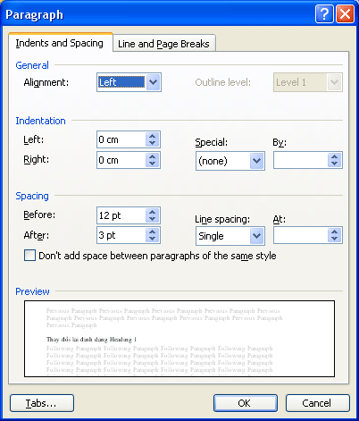Instructions for creating a table of contents in word 2007 and above and word 2003 fastest Picture 11