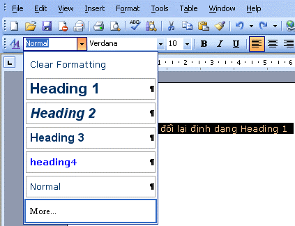 Instructions for creating a table of contents in word 2007 and above and word 2003 fastest Picture 4