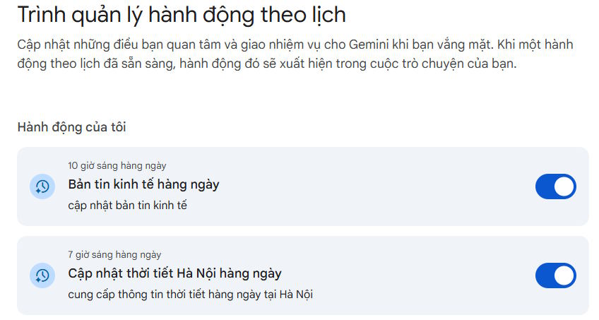 Picture 6 of Guide to creating scheduled activities on Gemini