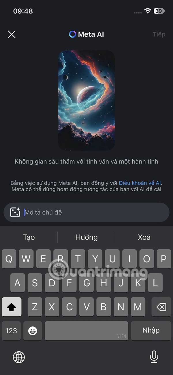 How to create AI chat theme on Instagram Picture 5