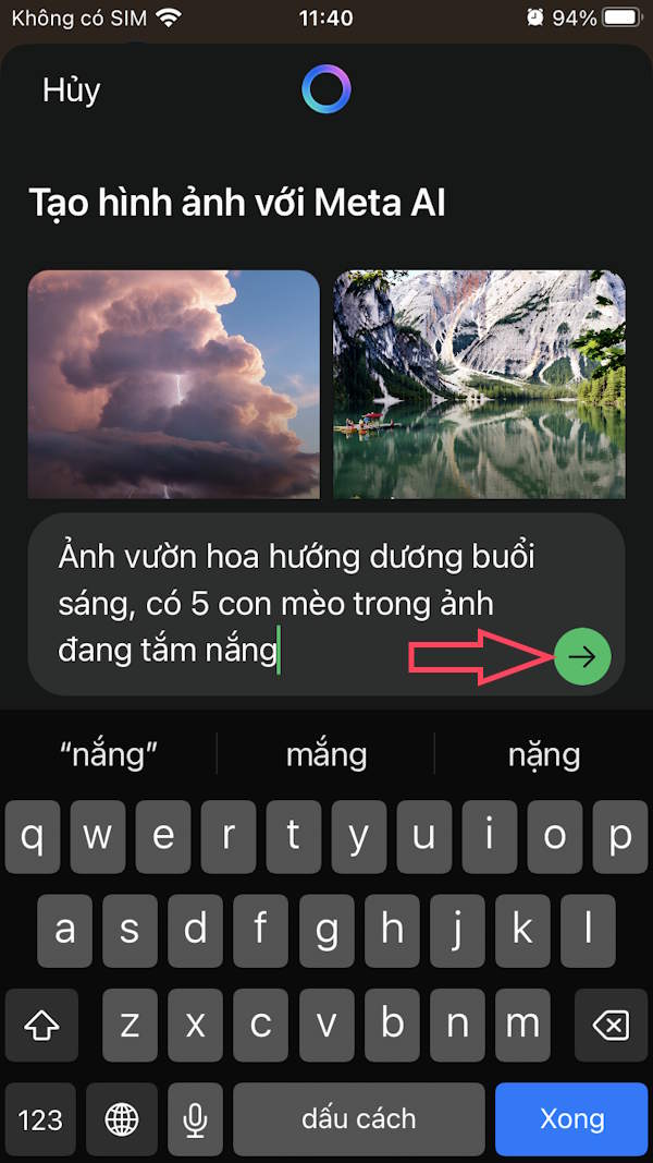 How to create AI images in WhatsApp messages Picture 4