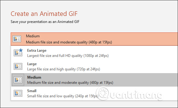 Instructions for creating animated GIFs in PowerPoint Picture 10