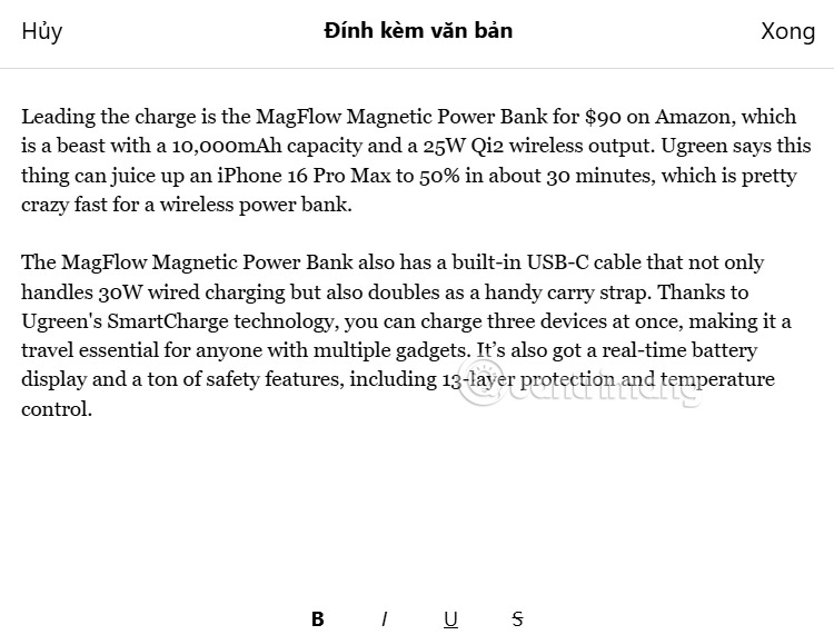 Instructions for creating attachments on Threads Picture 10