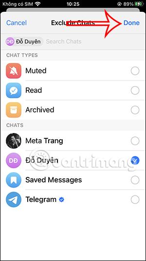 Instructions for creating chat folders on Telegram Picture 8