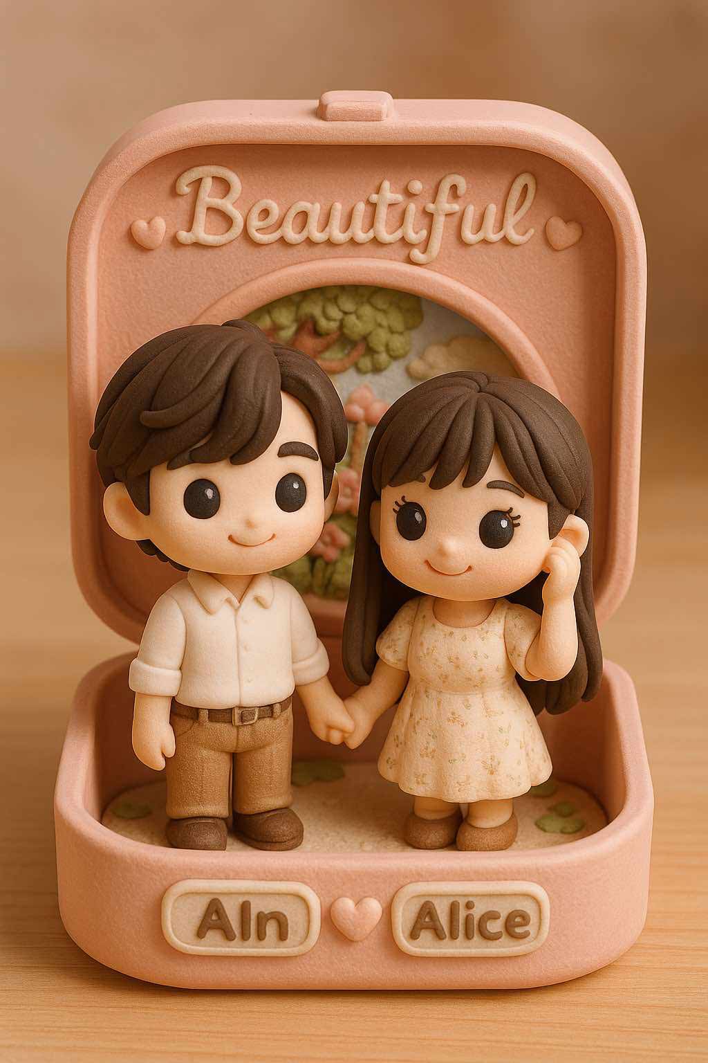 Instructions for creating chibi couple images, creating chibi images in ChatGPT Picture 1