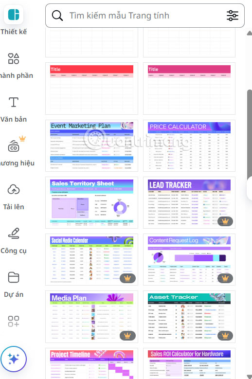 How to create data sheets in Canva Picture 8