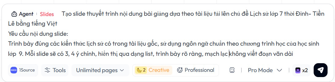 Instructions on creating and editing slides directly in Skywork AI. Picture 4