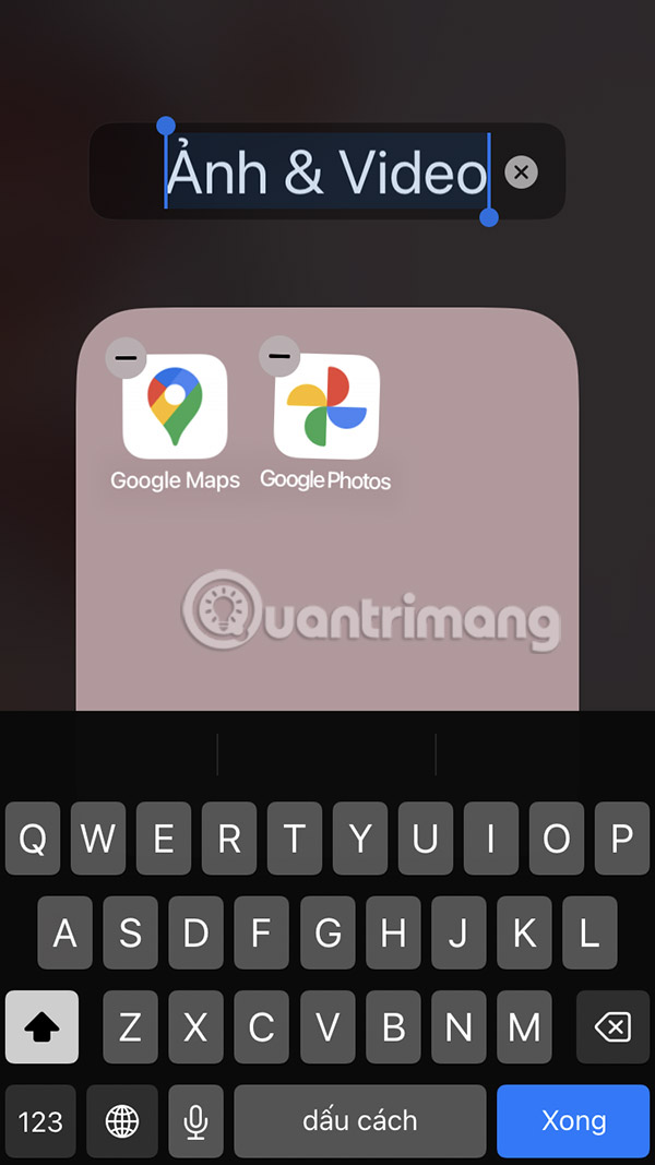Instructions for creating folders on iPhone Picture 4