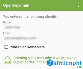 Instructions for creating GPG keys to encrypt and secure personal data Picture 10