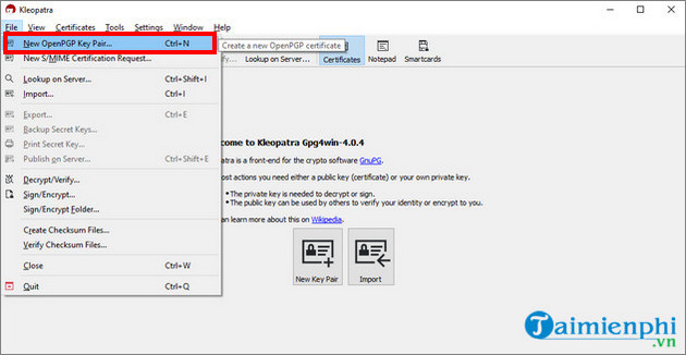 Instructions for creating GPG keys to encrypt and secure personal data Picture 3
