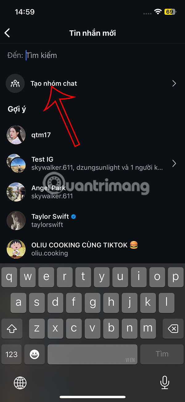 Instructions for creating Instagram group chat - Group chat stickers on Story Picture 3