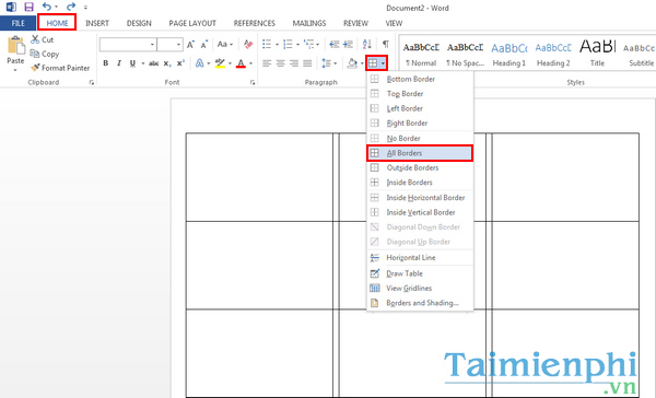 Instructions for creating Labels and mailing labels on Word 2013 quickly Picture 4