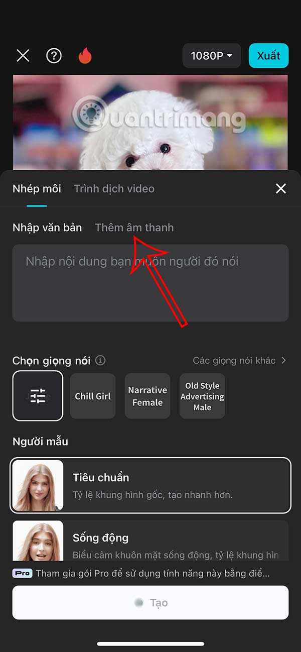 Instructions for creating lip-syncing animal videos on CapCut Picture 7