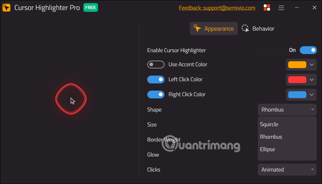 Instructions for creating mouse pointer highlights on Windows Picture 3