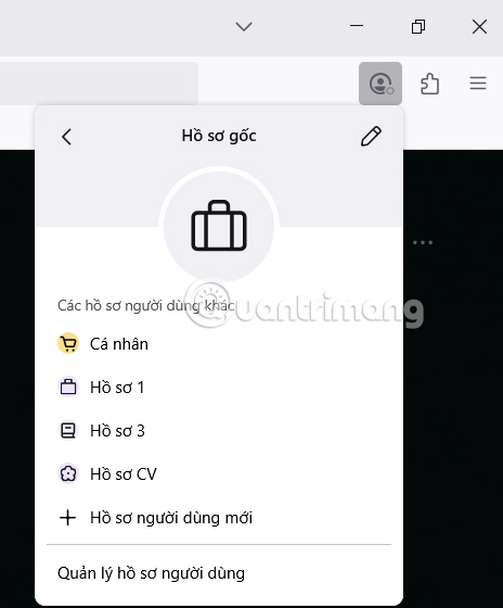Instructions for creating multiple profiles on Firefox Picture 5