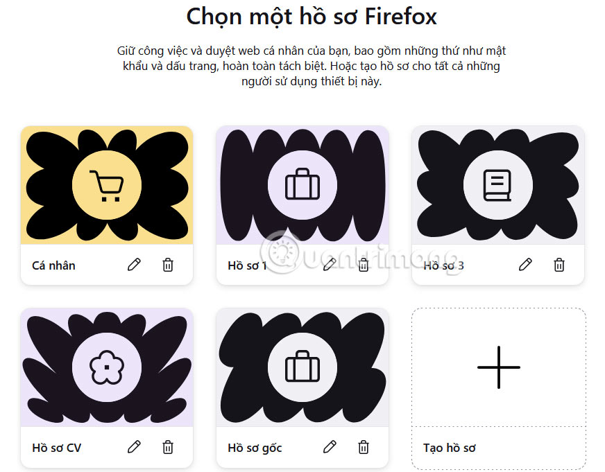 Instructions for creating multiple profiles on Firefox Picture 6