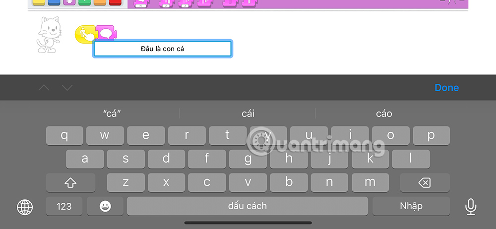 Picture 3 of How to create multiple-choice questions in ScratchJR (Part 1)