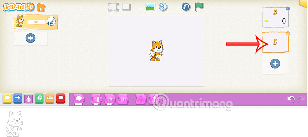 Picture 7 of How to create multiple-choice questions in ScratchJR (Part 1)