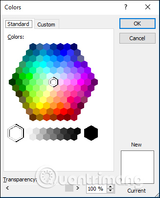 Instructions for creating PowerPoint background color effects - Create a new background for slides Picture 14