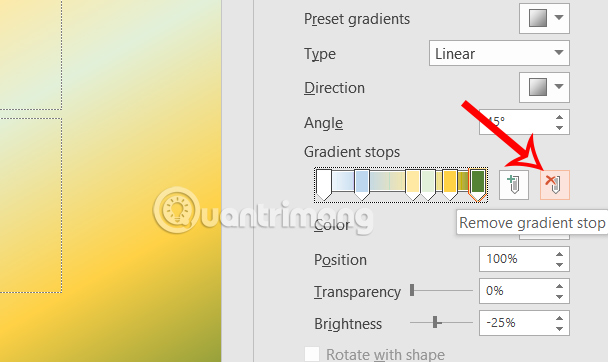 Instructions for creating PowerPoint background color effects - Create a new background for slides Picture 8