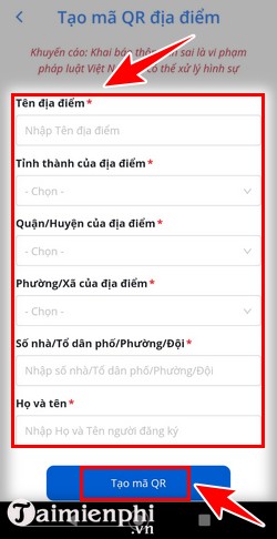 Instructions for creating QR scanning points for restaurants and eateries Picture 3