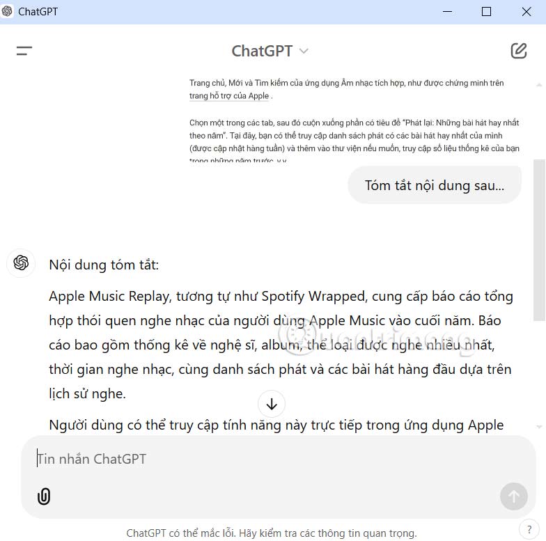 Instructions for creating screenshot shortcuts using ChatGPT Picture 3