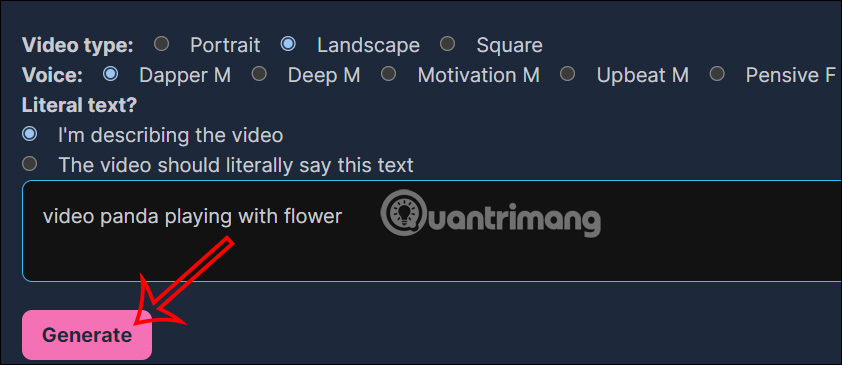 Instructions for creating short videos using AI on ClipPanda Picture 4