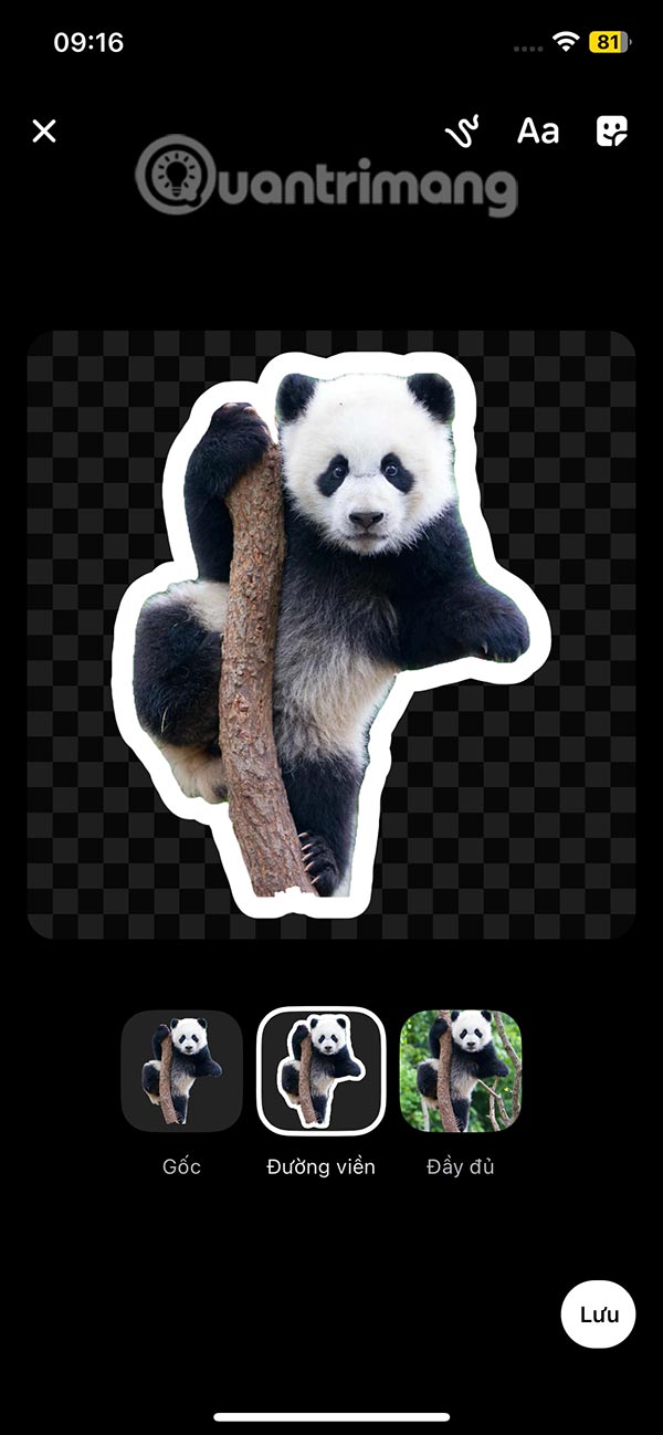 Instructions for creating stickers from photos on Messenger Picture 6