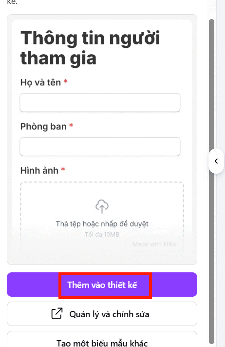 Picture 6 of Guide to creating forms in Canva using AI