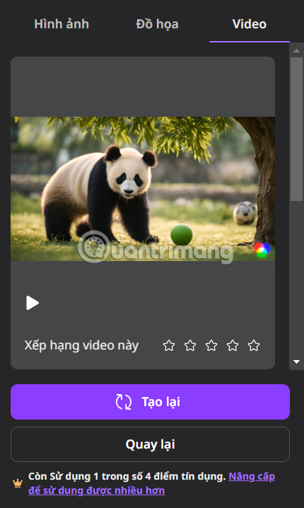 Instructions for creating videos from text on Canva using Magic Media Picture 4