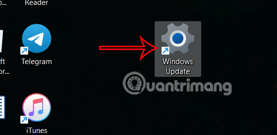 Instructions for creating Windows Update shortcuts Picture 4