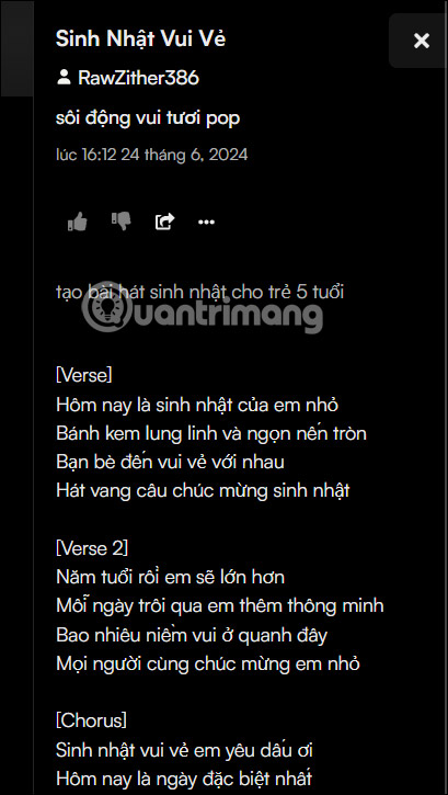 Instructions for creating your own songs on Suno AI Picture 7