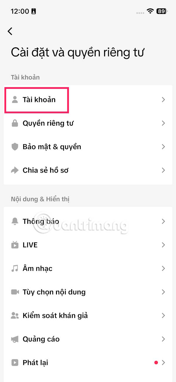 Instructions for deactivating TikTok account Picture 3